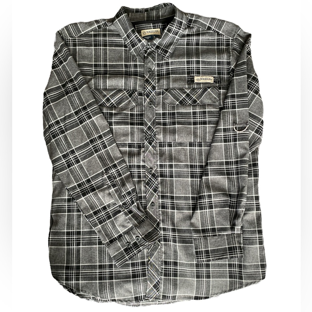 Magellan Mens Outdoor Fishing shirt Size L